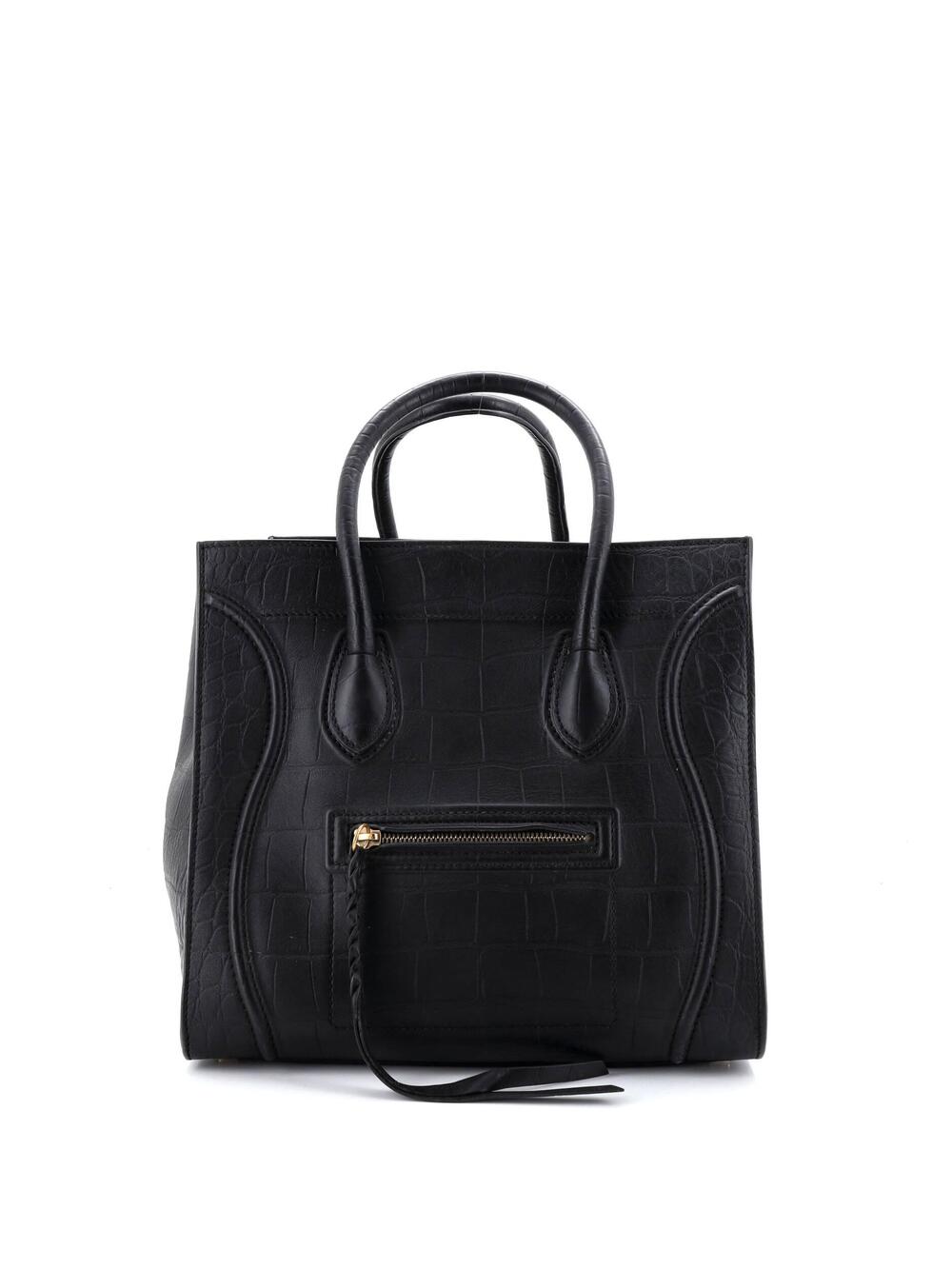 Celine Phantom Bag Crocodile Embossed #254372C18B